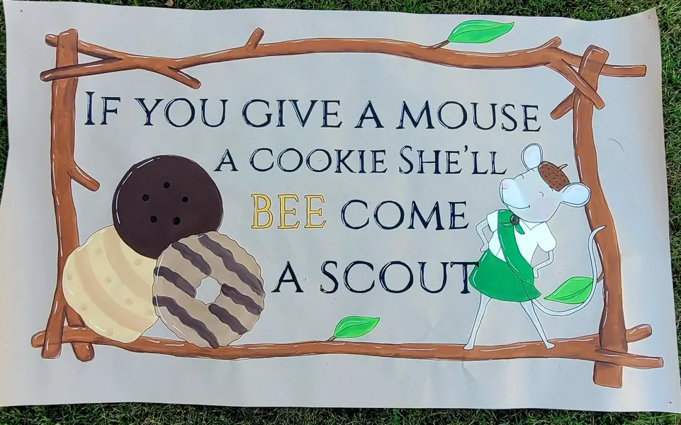 If You Give a Mouse a Cookie scout banner